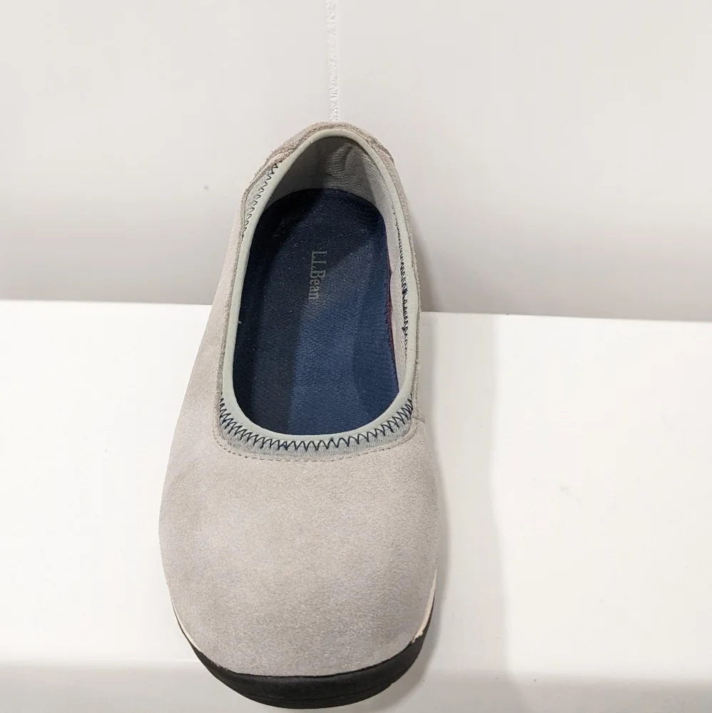 L.L bean suede walking flats